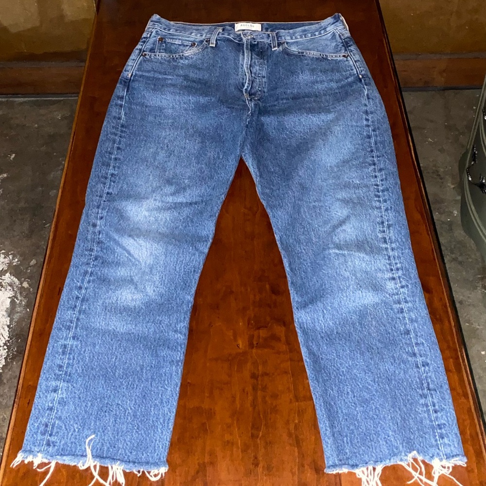 Agolde Denim with Frayed Edges